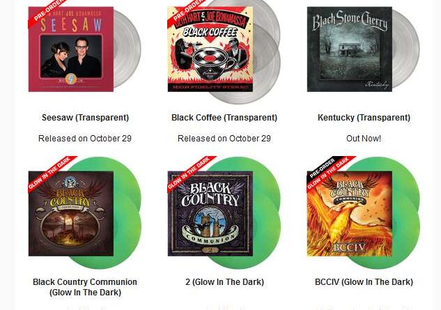 Black Country Communion Vinyls